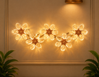 GB CRYSTAL FLORAL WALL LIGHT