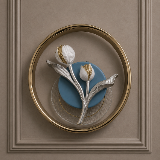 GB FLORAL WALL DECOR LIGHT