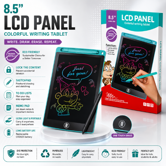 LCD PANEL COLOURFUL WRITING TABLET