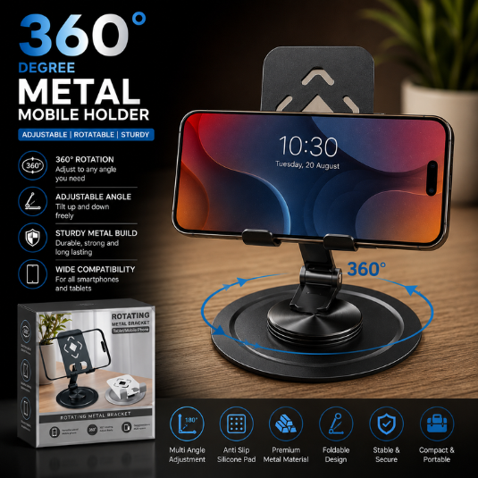 360 DEGREE  METAL MOBILE HOLDER