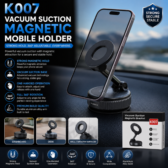 K007 VACCUM SUCTION MAGNETIC  MOBILE HOLDER