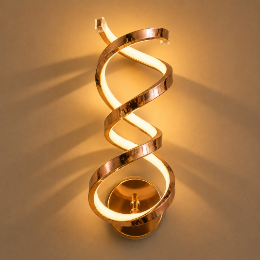 GB HELIXORA SPIRAL WALL LIGHT