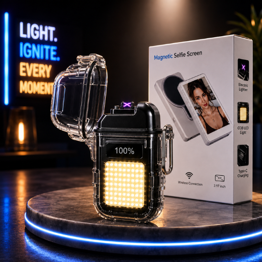 LED Flash Light Cum Lighter