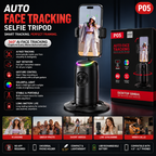 Auto Face Tracking Selfie Tripod