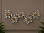 GB CRYSTAL FLORAL WALL LIGHT