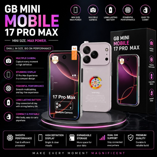 GB Mini Mobile 17 Pro Max