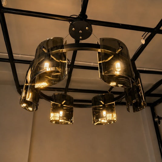 Fashionable Black Interio Metal Chandelier