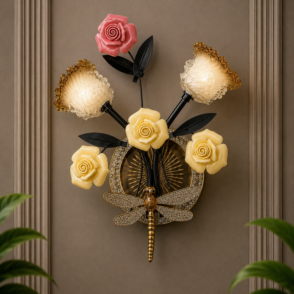 Floral Bloom Architectural Wall Light