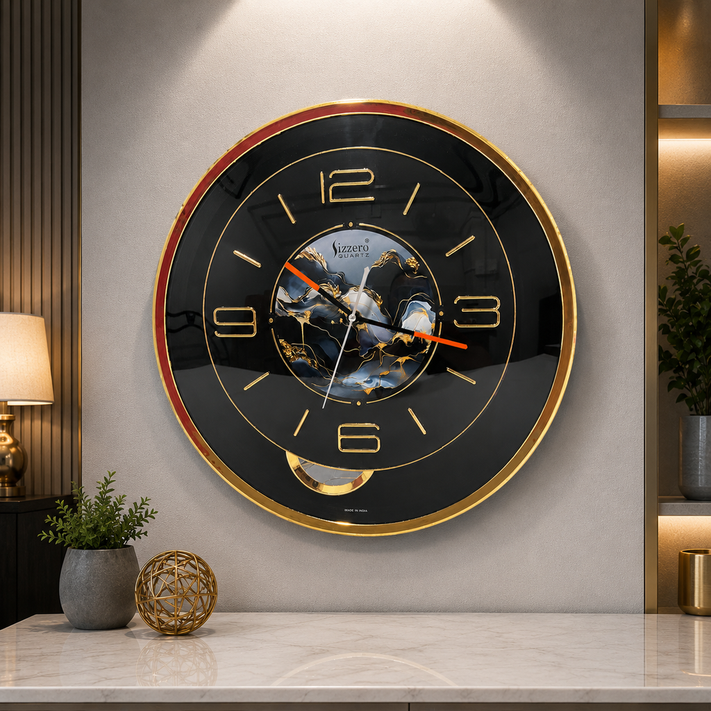 SIZZERO QUARTZ PENDULAM CLOCK