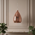 Modern Crystal Rose Gold Metal Pendant Light